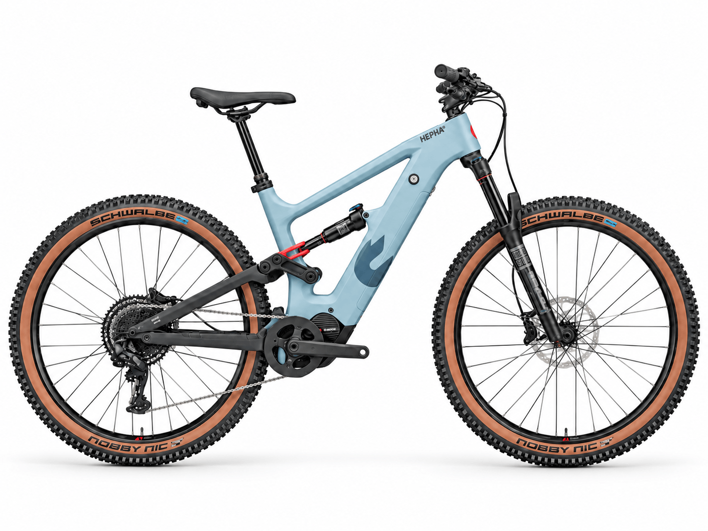 HEPHA All Mountain 7 Carbon Performance LTD 2026 – kolor niebiesko-szary